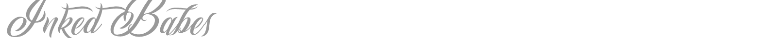 Inked Babes font preview
